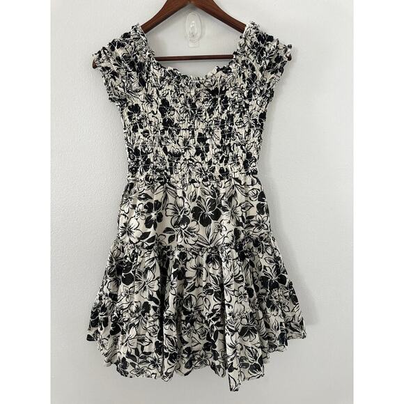 American Eagle Outfitters Shoreline Smocked Printed Dress sz Small - Picture 4 of 6